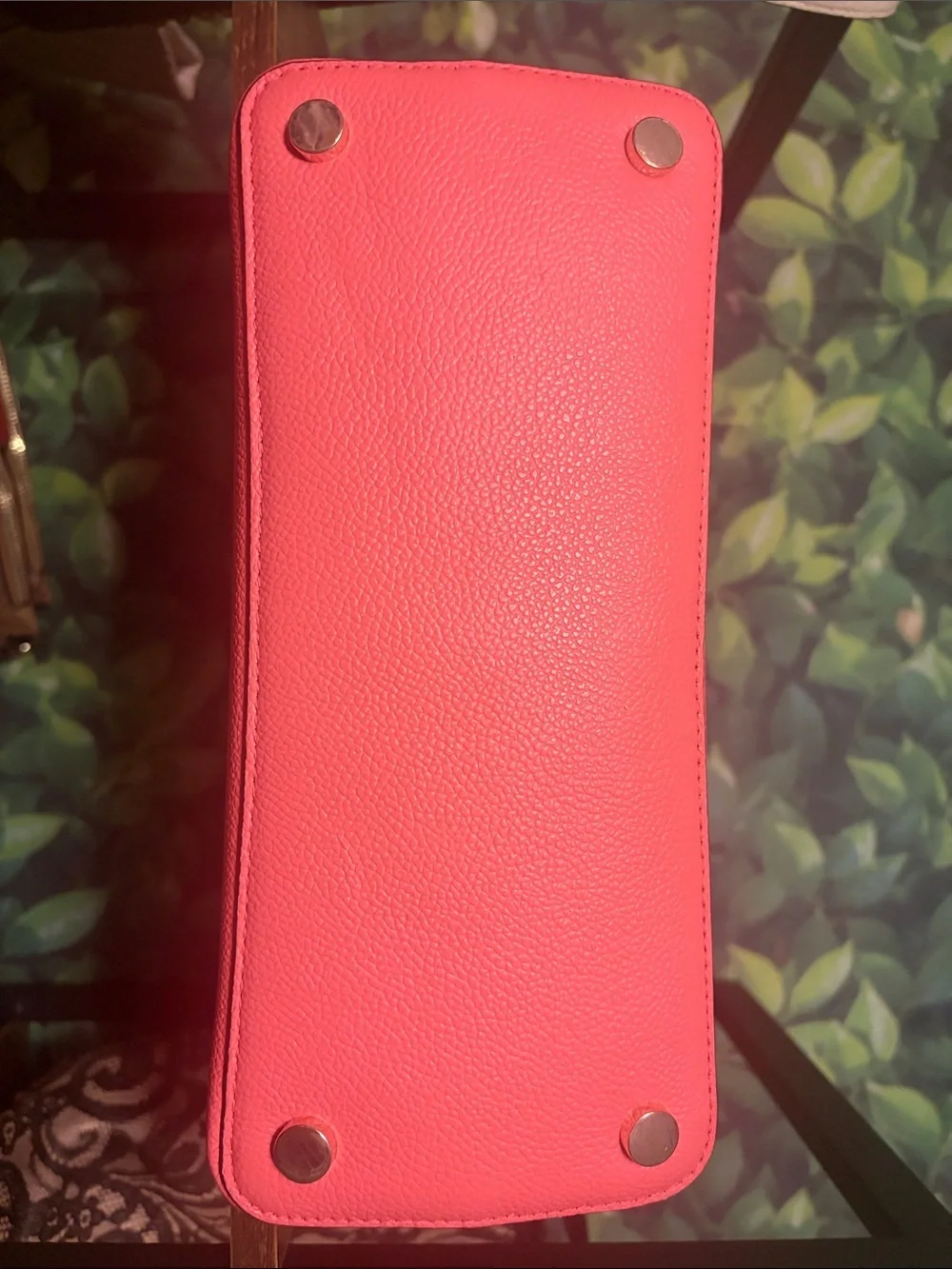 kate spade Coral Pink Pebbled Leather Satchel - Picture 6 of 9